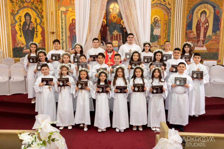 قداس المناولة الأولى في كنيسة قلب يسوع الأقدس Jesus Sacred Heart Church Syriac Catholic Rite