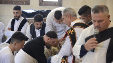 ‏خميس الغسل من كنيسة السيدة العذراء للسريان الأرثوذوكس – مسكنة