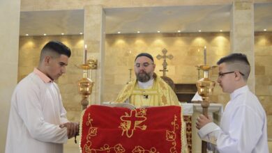 قداس عيد الفصح في كنيسة السيدة العذراء – مسكنة