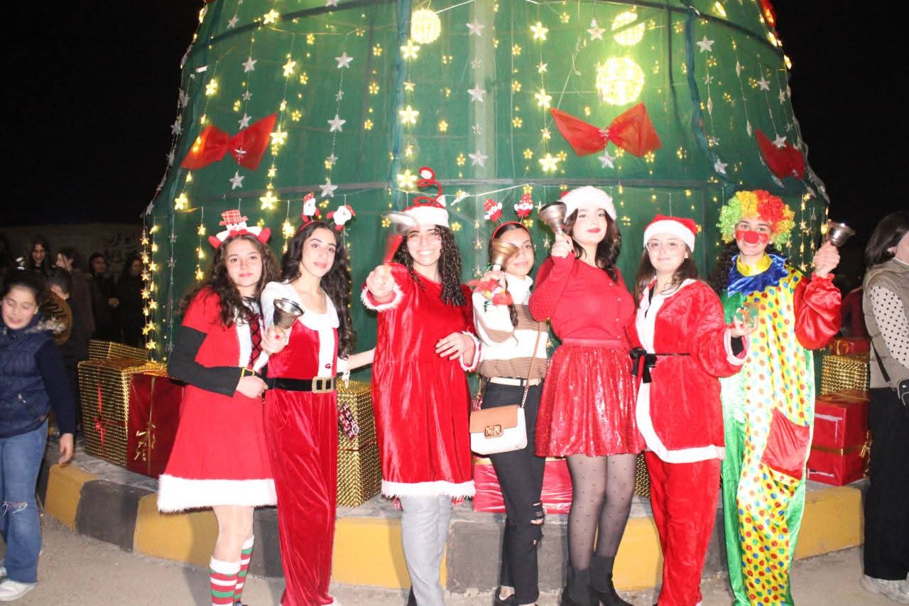 إنارة شجرة الميلاد المجيد  في كنيسة قلب يسوع الأقدس ـ فيروزة